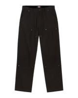 The Dickies Mens Duck Canvas Utility Trousers in Stone Washed Black