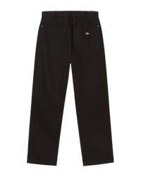 The Dickies Mens Duck Canvas Utility Trousers in Stone Washed Black