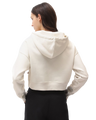 The Dickies Womens Oakport Cropped Hoodie in Ecru