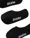 The Dickies Mens Invisible Socks (3 Pack) in Black