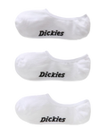 The Dickies Mens Invisible Socks (3 Pack) in White