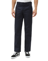 The Dickies Mens Slim Straight Work Trousers in Dark Navy