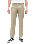 The Dickies Mens Slim Straight Work Trousers in Khaki