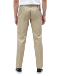 The Dickies Mens Slim Straight Work Trousers in Khaki