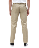 The Dickies Mens Slim Straight Work Trousers in Khaki