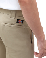 The Dickies Mens Slim Straight Work Trousers in Khaki