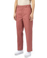 The Dickies Womens 874 Cropped Trousers in Whitered Rose