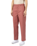 The Dickies Womens 874 Cropped Trousers in Whitered Rose