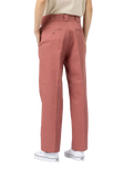 The Dickies Womens 874 Cropped Trousers in Whitered Rose