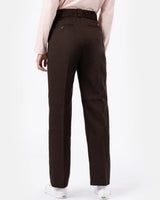 Elizaville Trousers in Dark Brown