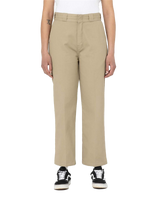 The Dickies Womens Elizaville Trousers in Khaki