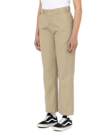 The Dickies Womens Elizaville Trousers in Khaki