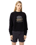 The Dickies Womens Fort Lewis Sweatshirt in Black