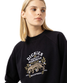 The Dickies Womens Fort Lewis Sweatshirt in Black