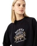 The Dickies Womens Fort Lewis Sweatshirt in Black