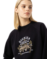 The Dickies Womens Fort Lewis Sweatshirt in Black