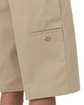 The Dickies Mens 13" Multi Pocket Walkshorts in Khaki