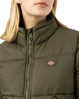 The Dickies Womens Alatna Jacket in Military Green