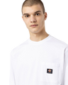 The Dickies Mens Mount Vista Long Sleeved  T-Shirt in White