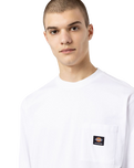 The Dickies Mens Mount Vista Long Sleeved  T-Shirt in White