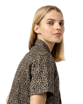 The Dickies Womens Silver Firs Shirt in Leopard