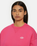 The Dickies Womens Summerdale Sweatshirt in Raspberry