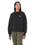 The Dickies Womens Summerdale Sweatshirt in Black