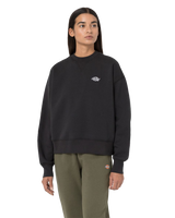 The Dickies Womens Summerdale Sweatshirt in Black