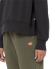 The Dickies Womens Summerdale Sweatshirt in Black