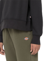 The Dickies Womens Summerdale Sweatshirt in Black