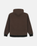 The Dickies Mens Hooded Duck Canvas Jacket in Dark Brown