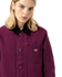 The Dickies Womens Duck Canvas Chore Jacket in Grape Wine