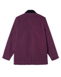 The Dickies Womens Duck Canvas Chore Jacket in Grape Wine