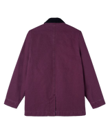 The Dickies Womens Duck Canvas Chore Jacket in Grape Wine