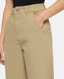 The Dickies Womens Duck Canvas Trousers in Desert Sand
