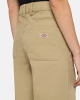 The Dickies Womens Duck Canvas Trousers in Desert Sand