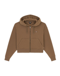 Oakport Zip Hoodie in Mushroom