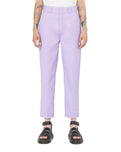 The Dickies Womens Phoenix Cropped Trousers in Grape Wine