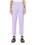 The Dickies Womens Phoenix Cropped Trousers in Grape Wine