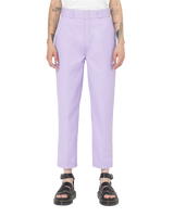 The Dickies Womens Phoenix Cropped Trousers in Grape Wine