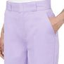 The Dickies Womens Phoenix Cropped Trousers in Grape Wine