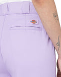 The Dickies Womens Phoenix Cropped Trousers in Grape Wine