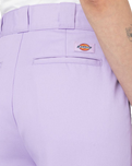 The Dickies Womens Phoenix Cropped Trousers in Grape Wine