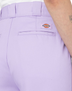 The Dickies Womens Phoenix Cropped Trousers in Grape Wine