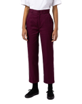 Phoenix Cropped Trousers in Grape Wine