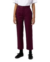 Phoenix Cropped Trousers in Grape Wine