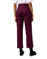 Phoenix Cropped Trousers in Grape Wine