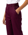 Phoenix Cropped Trousers in Grape Wine