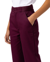 Phoenix Cropped Trousers in Grape Wine