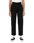 The Dickies Womens Phoenix Crop Trousers in Black